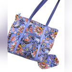 Vera Bradley 👜 Small Trimmed Tote in “Mural Garden” + Matching Accessory Pouch ✨ Photo 1