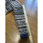 American Eagle American Eagle Women Size Medium Fair Isle Nordic 100% Wool Long Sleeve Winter Photo 5