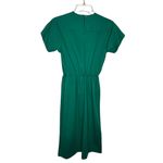 Vintage Jean Leslie Two Piece Green Dress Set Size 4P Photo 23