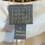 Rabbit Rabbit Rabbit White Floral Dress Size 8 Photo 2