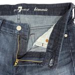 7 For All Mankind ‎ Y2K Low-Rise Bootcut Jeans Women's 29" Raw Hem USA Kimmie Photo 5