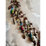 Boho Metal Brass Handmade Art to Wear Necklace Photo 6