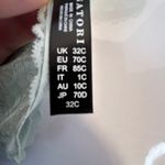 Natori Sage Green Lace Trim Underwire Balconette Bra 32C Photo 7