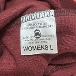 Melanzana Women’s Microgrid Hooded Dress, Port/Thyme, Size Large Photo 1