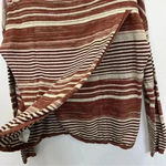 prAna  Adelaide  multicolor striped metallic‎ pullover sweater size M Photo 3