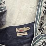 Faherty Women’s Small Hailee Mini Dress Small Navy Jacquard 100% Organic Cotton Photo 3