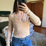 American Eagle  Waffle Knit Long Sleeve Photo 0