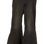We The Free  Women's Bell Bottom Jeans Size 30 Black Denim‎ Flared Leg Photo 0
