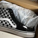 Vans High Tops Black White RARE Zappos 20th Anniversary Womens 9 Mens 7.5 NEW Photo 3