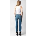 Zadig & Voltaire  Ava Eco Slim Fit Cropped Jeans Raw Hem Size 26 Photo 1