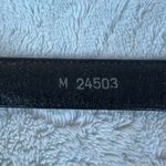 Brighton Western Belt Womens Medium Black Leather Alligator Embossed Silver M Photo 9