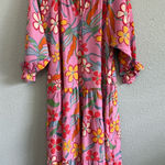 easel  Flowy Oversized‎ Midi Floral Dress Size Small EUC Photo 0