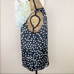 Signature by Larry Levine Sleeveless Top Pearl Embellished Polka Dot Black PM Black Size undefined Photo 1