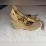 ZARA ✨ Woven Lace-Up Espadrille Wedges Size 41 (10.5-11) Photo 5