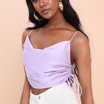 Amazon purple satin going out top! Photo 0