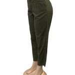 Dollhouse Linen Blend  Olive Green Raw Hem Casual Crop Beach Pants Juniors Size 9 Photo 3