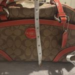 Coach Pey Satchel - Khaki/Persimmon - with Dust Bag Photo 15