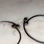 Two Magnetic Closure Cable Bracelets Silver Photo 5