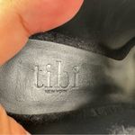 Tibi  Leona Mules Womens 37 Black Mohair Furry Open Toe Heeled Clog Booties Photo 6