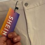 SheIn Women’s Juniors Shorts S Small Beige Cream Tan Weatern Fringe Rope NWT Photo 2