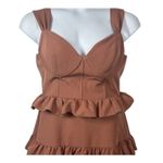 Revelry Sloan Bodice Tiered Mini Dress Photo 8