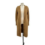Everlane The Cozy Stretch Duster Cardigan Caramel Camel Tan Size XXS **Flawed Photo 3