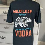 Wild Leap Handcrafted Vodka Black T Shirt Size L Photo 3