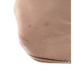 Michael Kors  Anita Pink Nude Pebbled Leather Silver Hobo Shoulder Crossbody Bag Photo 5