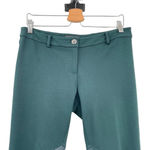 Mackage  Gigi Leather‎ Patch Ponte Knit Legging Pants Teal Green Size 8 Photo 1