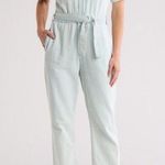 Boyish  The Jesse Tie Waist Denim Jumpsuit Photo 0