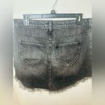 Free People Bailey Maverick Mini Skirt Women's Size 30 Frayed Raw Hem Denim Photo 9