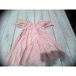 WAYF  Blush Pink Coco Cold Shoulder Babydoll Dress NWOT Photo 7