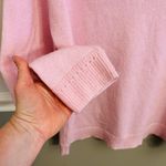 Talbots  Pink Shawl Collar Button V Neck Cotton Mix Pullover Sweater XL Photo 3