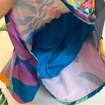 DSG Tropical Pattern High Waisted Shorts Purple Photo 1