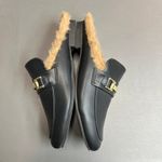 Madden Girl Brinly Womens Loafers Mules Size 8.5 Faux Leather Faux Fur Slip On Photo 6