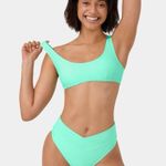 Halara 035H.- Solid U Neck Bikini Top Swimsuit. Photo 1
