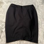 Mini Skirt Black Tulip Hem Faux Wrap M Size M Photo 4