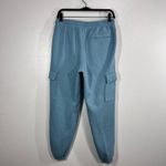 Nike Sportswear Club Fleece Cargo Joggers Womens Size Medium Blue Sweatpants Photo 2