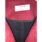 UNTUCKit Vera Double Breasted Wool Blend Vest in Burgundy Red Size S Photo 6