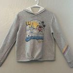 Disney Parks Disneyland resort vintage look crop hooded sweatshirt size medium Photo 0