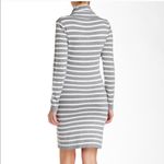 Tart Cowl Neck Sweater Dress Tunic Grey White XS Gray Photo 1