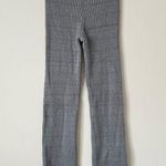 Hera Collection Knitted Straight Pants Size S Gray Photo 0