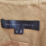 Theyskens Theory Tan Beige Cotton Linen Jacket size 4 Brown Photo 8
