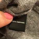 Saks Fifth Avenue Black Label Taupe Gray Neutral 100% Cashmere Turtleneck Medium Photo 3