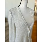Denim & Supply Ralph Lauren Denim Supply Ralph Lauren White Sequin Knit Long Line Cardigan Photo 2