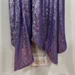 The Attico Fanny Asymmetrical Hem Purple Sequin Dress EU 36 Size undefined Photo 8