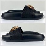 Versace NWB  Palazzo Medusa Slide Sandal Black Size 37EU 1009461 DGOM8 KVO41 Photo 8