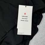 Lululemon Lightweight Bomber Jacket Cinch Hem Black Size XL NWT Photo 10