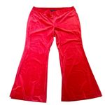 Lane Bryant  Women's Red Velvet Flare Pants Size 24 Photo 3