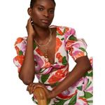 Banjanan Floral Aurora Top in Euphoric Bloom Vivid Large Womens Blouse Orange Photo 14